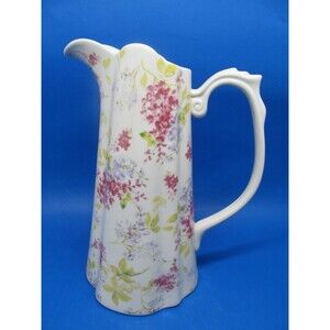 Gracie China Vintage Chintz 8.5" Pitcher In Very Good Condition No Issues